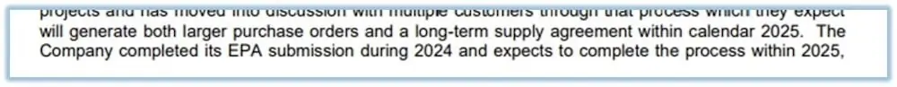 EPA inspection occurred in September 2023
