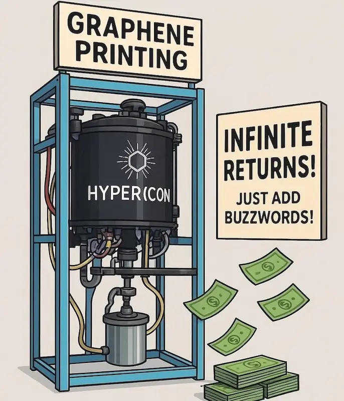 image from HydroGraph: A $1Bn Graphene 'Science Project' Propped up by Paid Stock Promotion with No Path to Commercialization, Misrepresented Regulatory Approval, Unscalable Tech, and Failed Partnerships