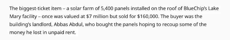 solar system auctioned for $160,000