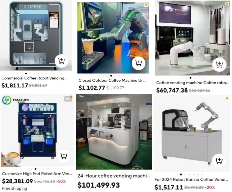 AliExpress beverage robots