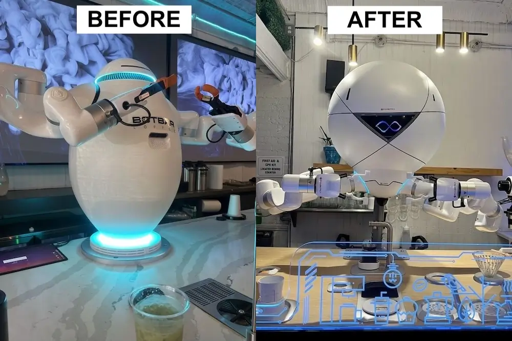 Botbar NYC before and after