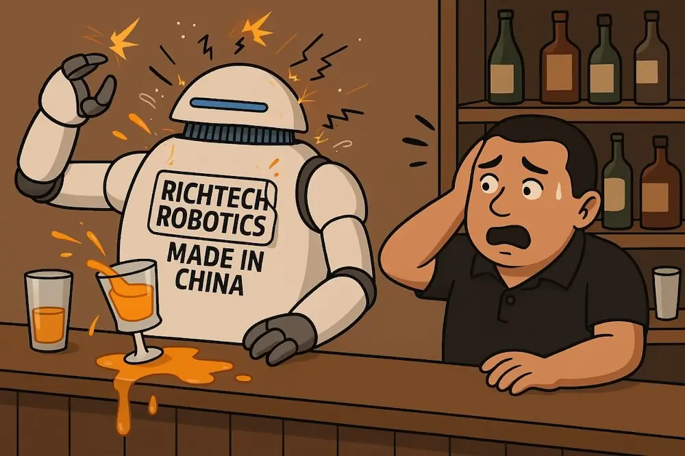 image from Richtech Robotics: A China Hustle Selling Rebranded Chinese Robots, Plus Insider Embezzlement, Fake Partnerships, Fake Deals, Fabricated WalMart Hype, Undisclosed Related Party Transactions, and Links to China Scam Stocks