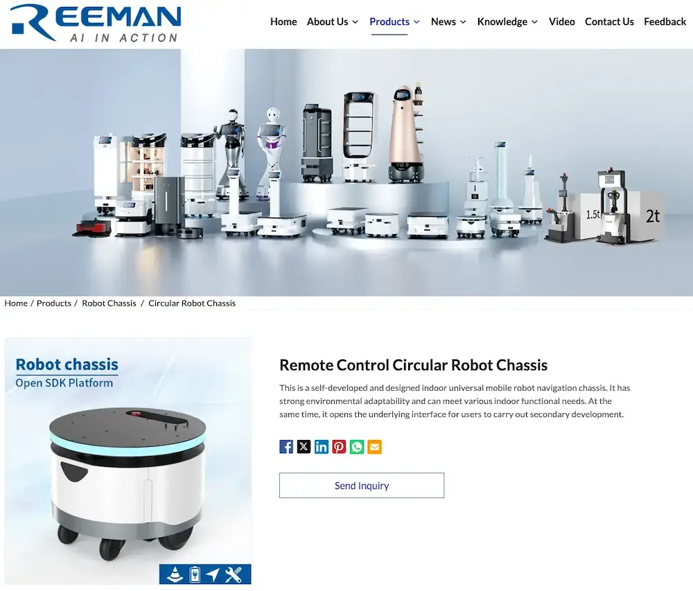 Reeman robot chassis