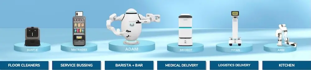 Richtech range of robots