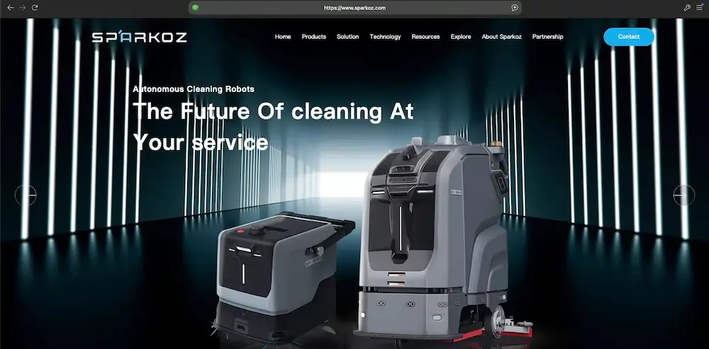 Sparkoz cleaning robots