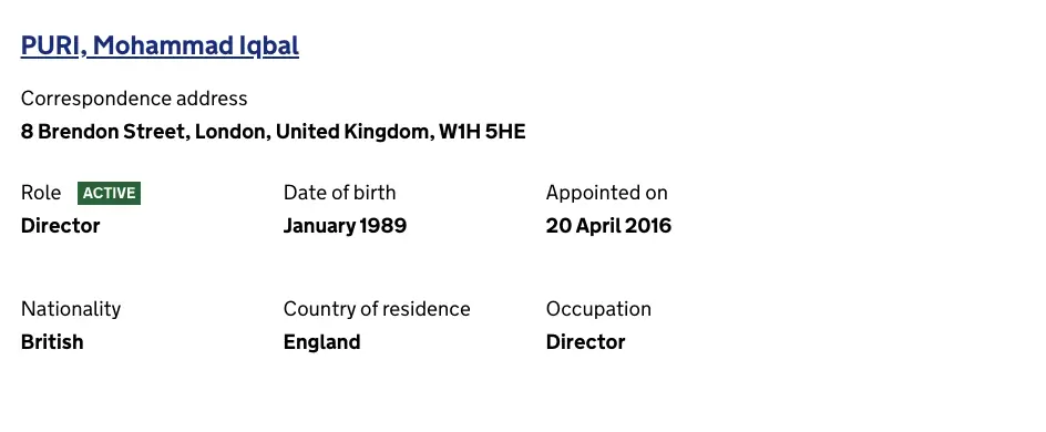 Mohammad Puri Director of Energi UK